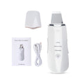 Aparat curatare faciala, ultrasonic, lifting ten, indepartare puncte negre, hidratare, skin scrubber, peeling, alb - BUZ.RO