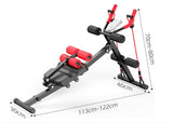 Aparat de fitness multifunctional pentru abdomene cu corzi incluse, display, abdomene, spate, brate - BUZ.RO