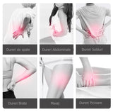 Aparat masaj pentru spate, umeri, picioare, maini, zona cervicala, abdomen, cu 6 capete detasabile, 24 W