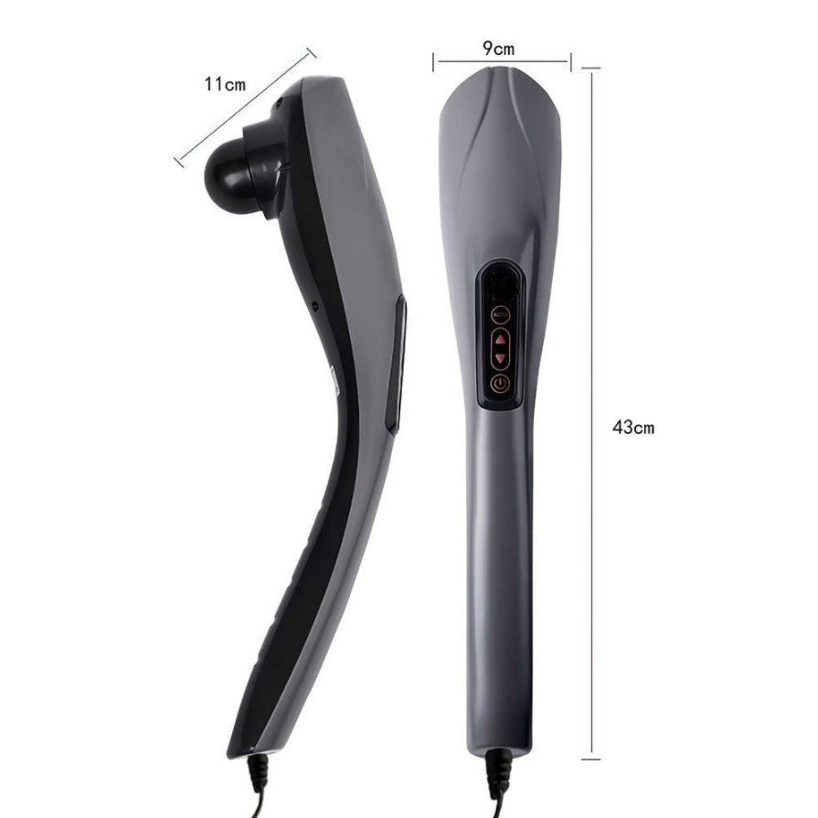 Aparat masaj pentru spate, umeri, picioare, maini, zona cervicala, abdomen, cu 6 capete detasabile, 24 W