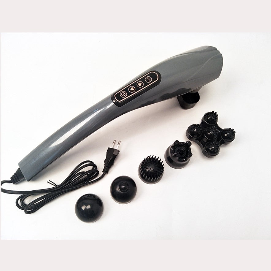 Aparat masaj pentru spate, umeri, picioare, maini, zona cervicala, abdomen, cu 6 capete detasabile, 24 W