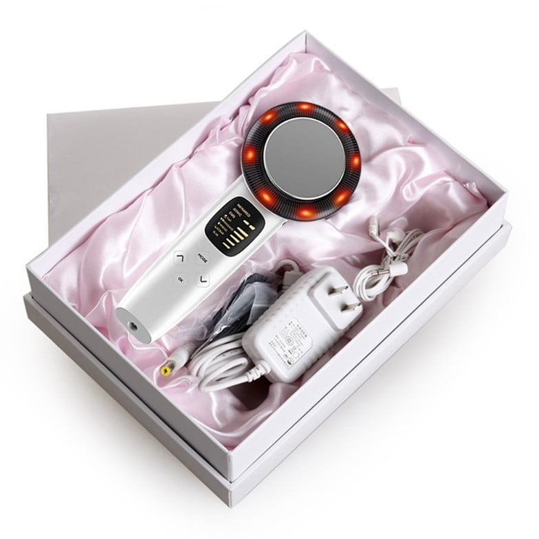 Aparat slabit 3in1 EMS, ultrasonic infrarosu si masaj electrostimulare pentru fata si corp pt celulita grasime si riduri