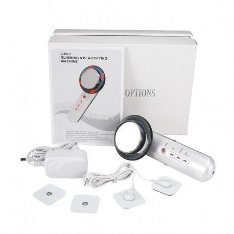 Aparat de Slabit Profesional cu Tehnologie 3 in 1 EMS, Ultrasonica si Infrarosu, pentru Fata si Corp, Terapie Anti - Durere - BUZ.RO