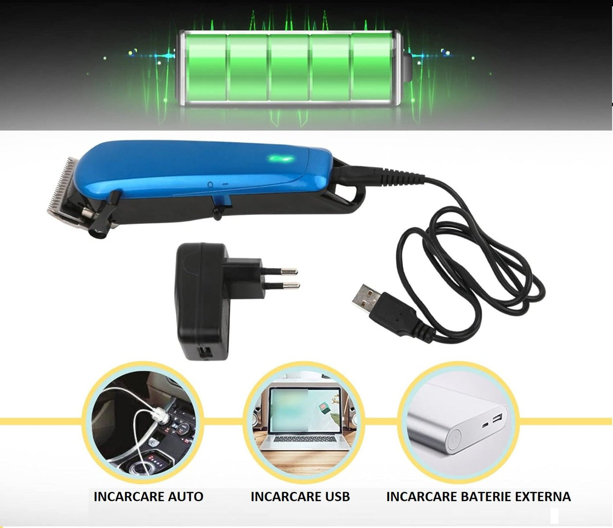 Aparat de tuns animale silentios profesional, marske, ideal pentru Caini si pisici - BUZ.RO