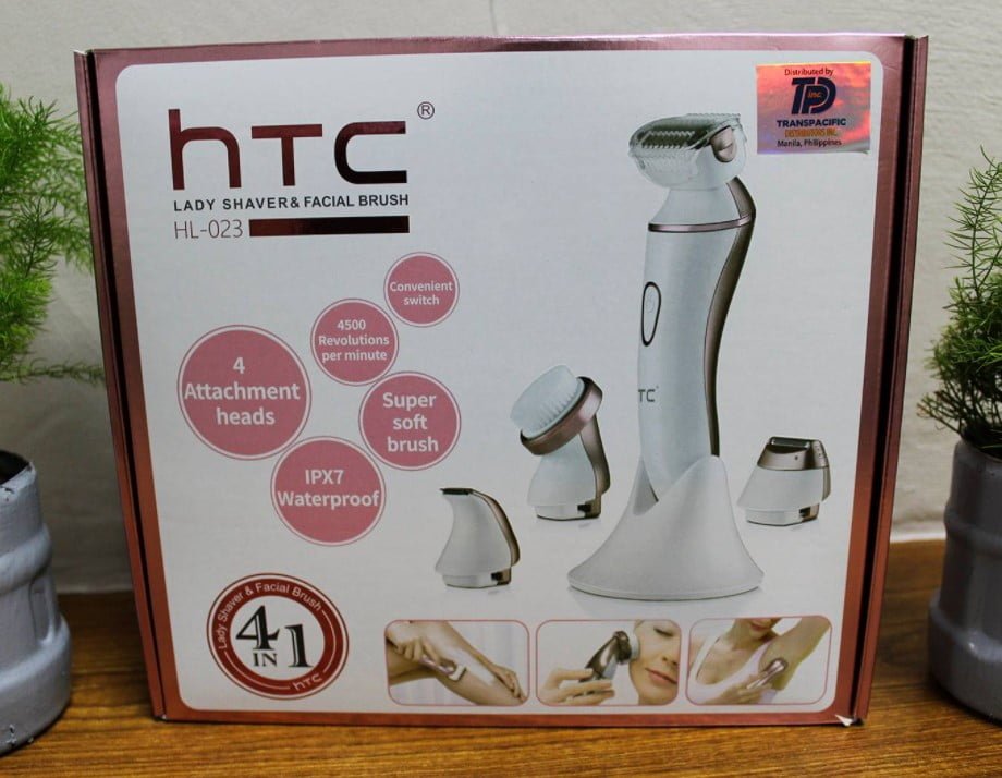 Aparat Epilat și Tuns Femei 4 în 1 – Reîncărcabil, Impermeabil IPX7, Capete Interșchimbabile, Rose + Alb - BUZ.RO