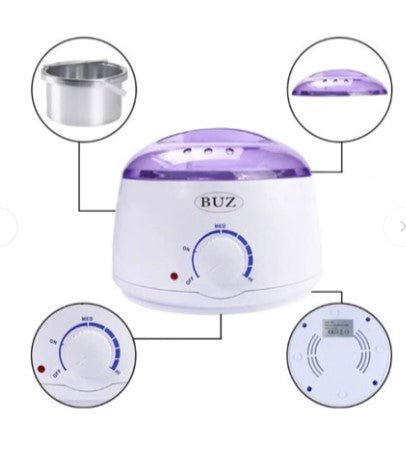 Aparat Incalzitor electric ceara pentru epilat acasa, cu reglaj temperatura,buton on/off, termostat reglabil - BUZ.RO