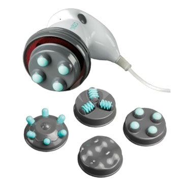 Aparat masaj anticelulitic , 15 W, 4 accesorii, alb