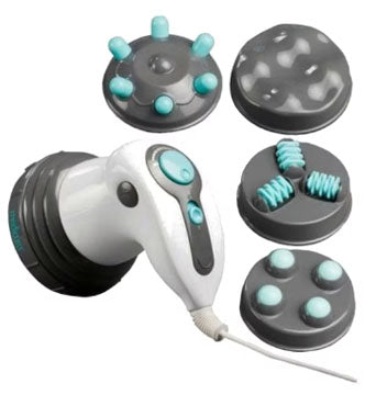 Aparat masaj anticelulitic , 15 W, 4 accesorii, alb