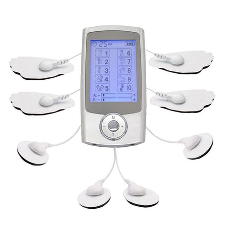 Aparat masaj cu Electrostimulare – 4 Electrozi, Terapie Dureri Musculare și Relaxare - BUZ.RO