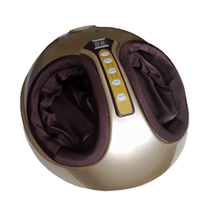 Aparat masaj picioare Shiatsu, cu incalzire, presoterapie, intensitate ajustabila, telecomanda, maro