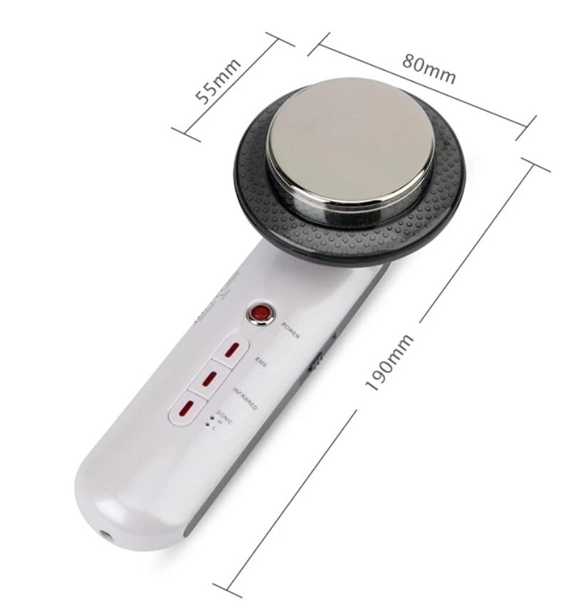 Aparat de slabit profesional cu tehnologie 6 in 1, EMS, ultrasonic, cu infrarosu, pentru fata si corp, terapie anti durere