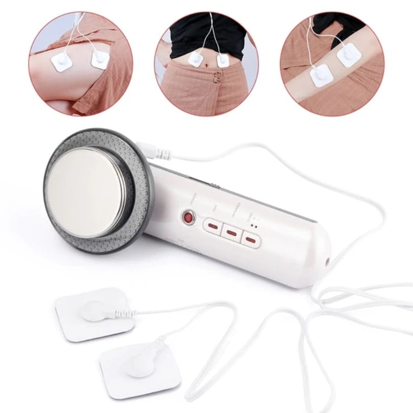 Aparat de slabit profesional cu tehnologie 6 in 1, EMS, ultrasonic, cu infrarosu, pentru fata si corp, terapie anti durere