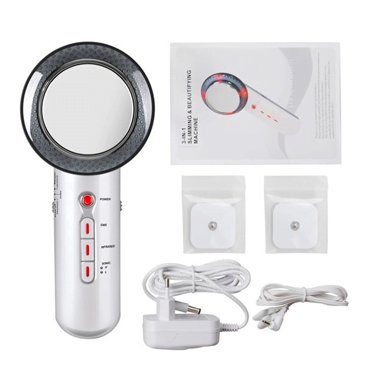 Aparat de slabit profesional cu tehnologie 6 in 1, EMS, ultrasonic, cu infrarosu, pentru fata si corp, terapie anti durere