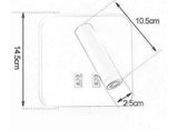 Aplica perete, spot luminos, lumina ambientala, port usb, 145x145 mm, slim, design modern - BUZ.RO
