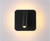 Aplica perete, spot luminos, lumina ambientala, port usb, 145x145 mm, slim, design modern - BUZ.RO