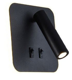 Aplica perete, spot luminos, lumina ambientala, port usb, 145x145 mm, slim, design modern - BUZ.RO