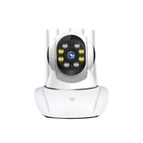 Baby monitor, camera supraveghere, wireless, rotatie de 360, monitorizare bebelusi, video si audio, LED-uri noapte IR, bidirectionala, Full HD, senzor miscare, alb