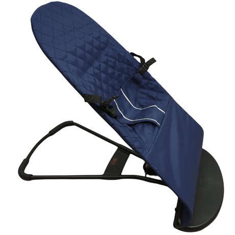 Balansoar copii leagan ergonomic bebe cu inclinare reglabila, pliabil, 0+luni, gri - BUZ.RO