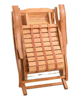 Balansoar de lemn, scaun balansoar interior si exterior, cu cadru lemn rezistent, cu perna maro, dimensiuni 122x79x46cm - BUZ.RO