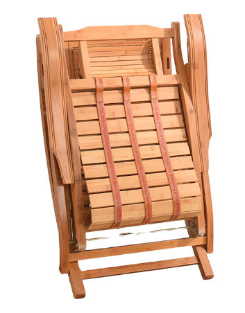 Balansoar gradina, scaun balansoar, cu cadru lemn rezistent, cu perna maro, dimensiuni 122x79x46cm