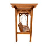 Balansoar Gradina Premium din Lemn, 2 Persoane, Tip Pergola, 270 x 220 x 100 cm - BUZ.RO