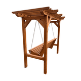 Balansoar Gradina Premium din Lemn, 2 Persoane, Tip Pergola, 270 x 220 x 100 cm - BUZ.RO