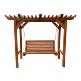 Balansoar Gradina Premium din Lemn, 2 Persoane, Tip Pergola, 270 x 220 x 100 cm - BUZ.RO