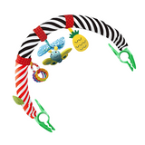 Bara activitati, jucarii senzoriale, jucarii, bebelusi, pentru balansoar, patut sau carucior, multicolor