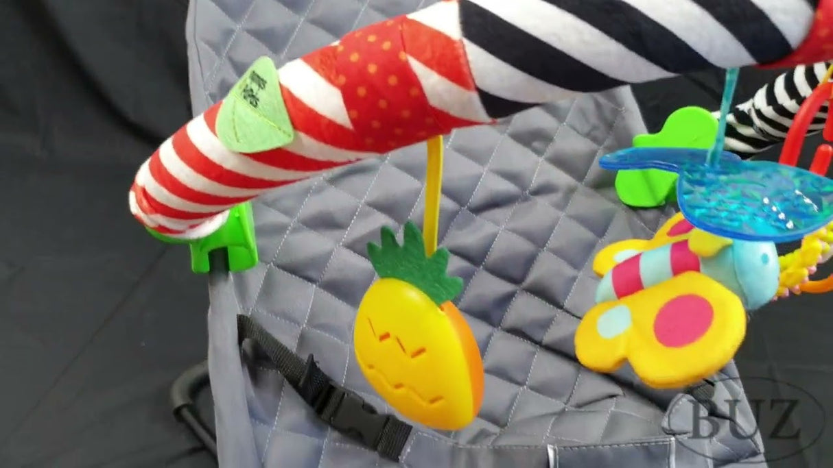Bara activitati, jucarii senzoriale, jucarii, bebelusi, pentru balansoar, patut sau carucior, multicolor