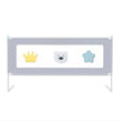 Bariera protectie pat, aparatoare patut, copii, inaltime reglabila, culisanta, lungime, gri, 150cm,180cm, 200cm - BUZ.RO