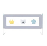 Bariera protectie pat, aparatoare patut, copii, inaltime reglabila, culisanta, lungime, gri, 150cm,180cm, 200cm - BUZ.RO