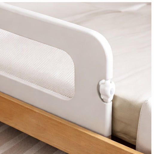 Bariera protectie pat, aparatoare patut, copii, lungime 150 cm, gri - BUZ.RO