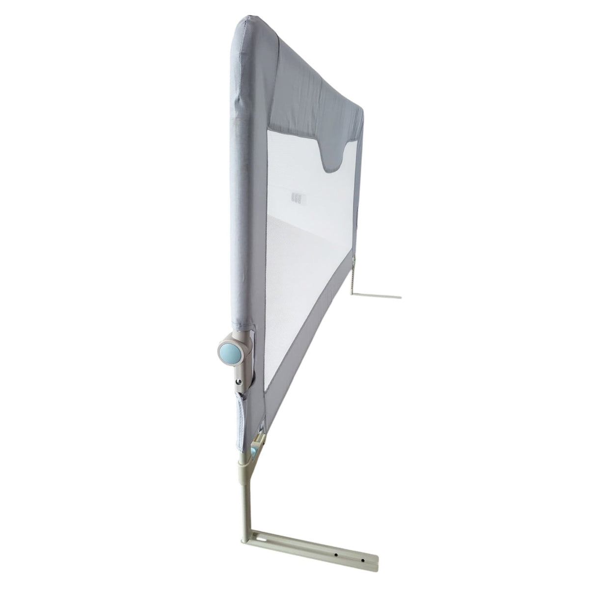 Bariera protectie pat, aparatoare patut, copii, lungime 150 cm, gri - BUZ.RO