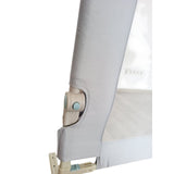 Bariera protectie pat, aparatoare patut, copii, lungime 150 cm, gri - BUZ.RO