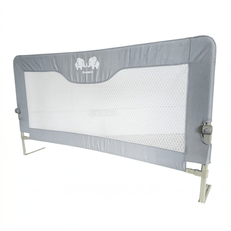 Bariera protectie pat, aparatoare patut, copii, lungime 150 cm, gri - BUZ.RO