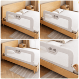 Bariera protectie pat, aparatoare patut, copii, lungime 150 cm, gri - BUZ.RO