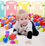 Bile colorate, din plastic, set 10 bile, pentru spatii de joaca, baita, interior, exterior 10 bile