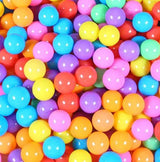 Bile colorate, din plastic, set 10 bile, pentru spatii de joaca, baita, interior, exterior 10 bile - BUZ.RO