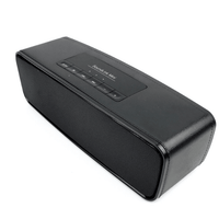 Boxa portabila, mini, cu doua difuzoare, 3W, culoare neagra