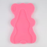 Burete suport baie, pentru cadita, dus, maxi, roz, 50x30x4,5 cm - BUZ.RO