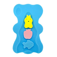 Burete suport baie pentru cadita sau dus, maxi, albastru, 50x30x4,5 cm