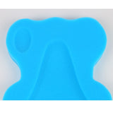Burete suport baie pentru cadita sau dus, maxi, albastru, 50x30x4,5 cm