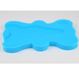 Burete suport baie pentru cadita sau dus, maxi, albastru, 50x30x4,5 cm - BUZ.RO