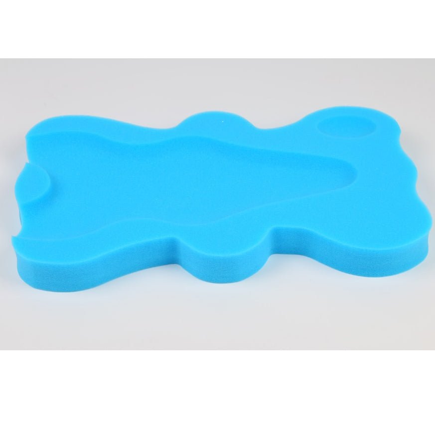 Burete suport baie pentru cadita sau dus, maxi, albastru, 50x30x4,5 cm - BUZ.RO