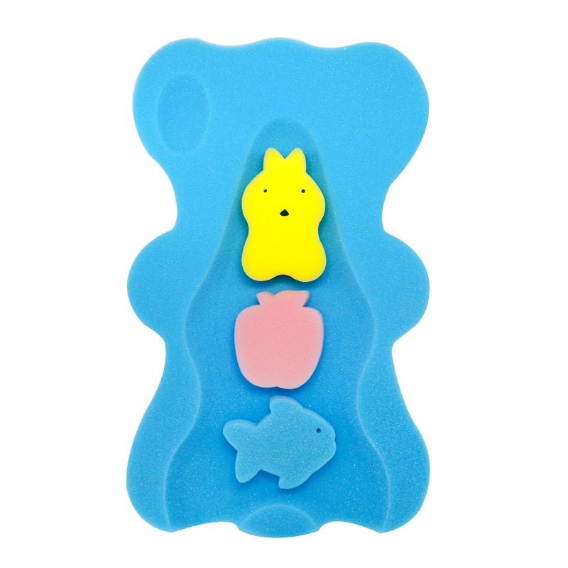 Burete suport baie pentru cadita sau dus, maxi, albastru, 50x30x4,5 cm - BUZ.RO