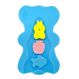 Burete suport baie pentru cadita sau dus, maxi, albastru, 50x30x4,5 cm - BUZ.RO