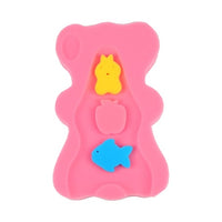 Burete suport baie, pentru cadita, dus, maxi, roz, 50x30x4,5 cm