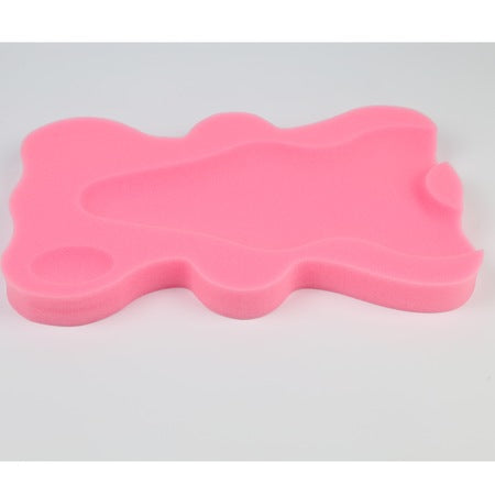 Burete suport baie, pentru cadita, dus, maxi, roz, 50x30x4,5 cm