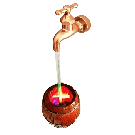 Butoiul magic, fantana arteziana de interior, decoratiune interioara, cu robinet functional - BUZ.RO