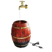 Butoiul magic, fantana arteziana de interior, decoratiune interioara, cu robinet functional